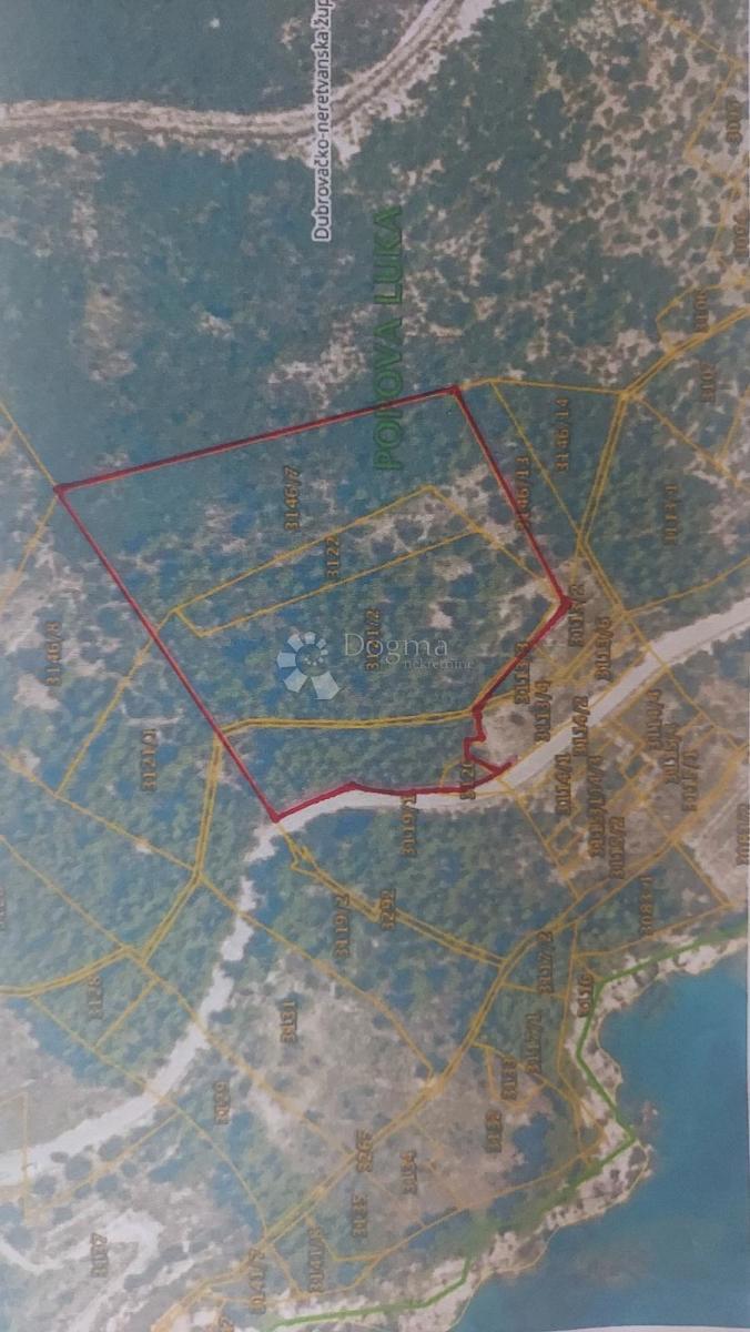 Terreno agricolo Popova Luka, Janjina, 11.170m2