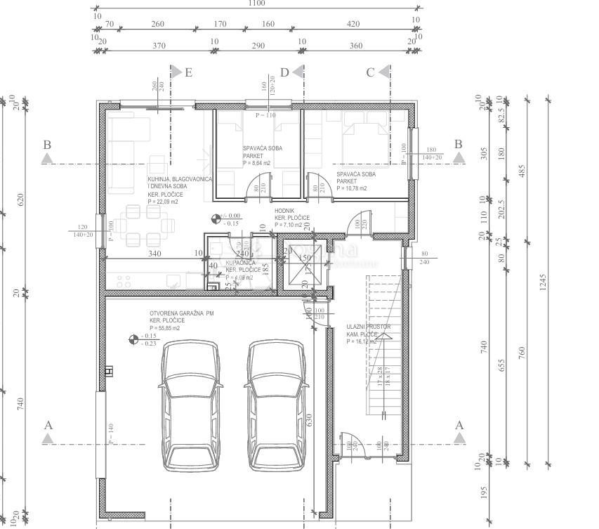 Allogio Petrčane, Zadar - Okolica, 82,19m2