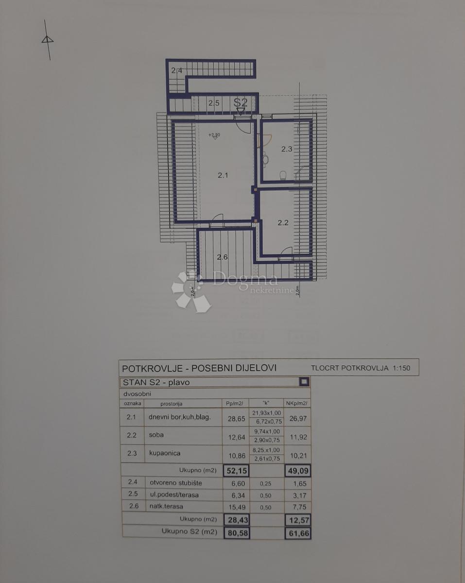 Allogio Remete, Maksimir, 64,39m2