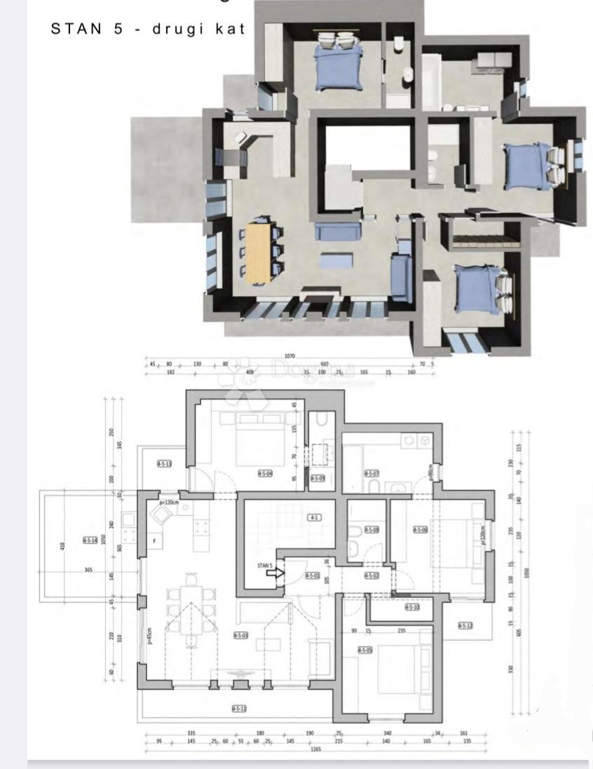 Allogio Mlini, Župa Dubrovačka, 90,93m2