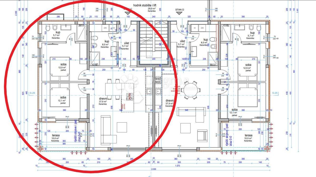 Allogio Rovinj, 113m2