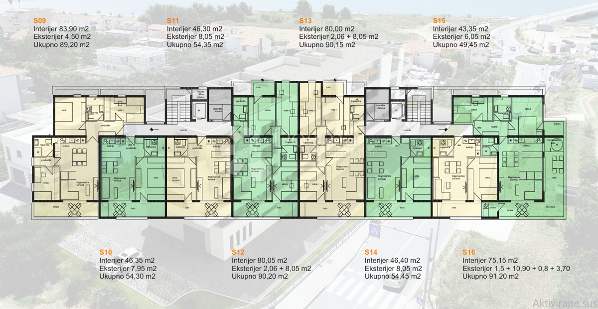 Allogio Travarica, Trogir, 88,40m2