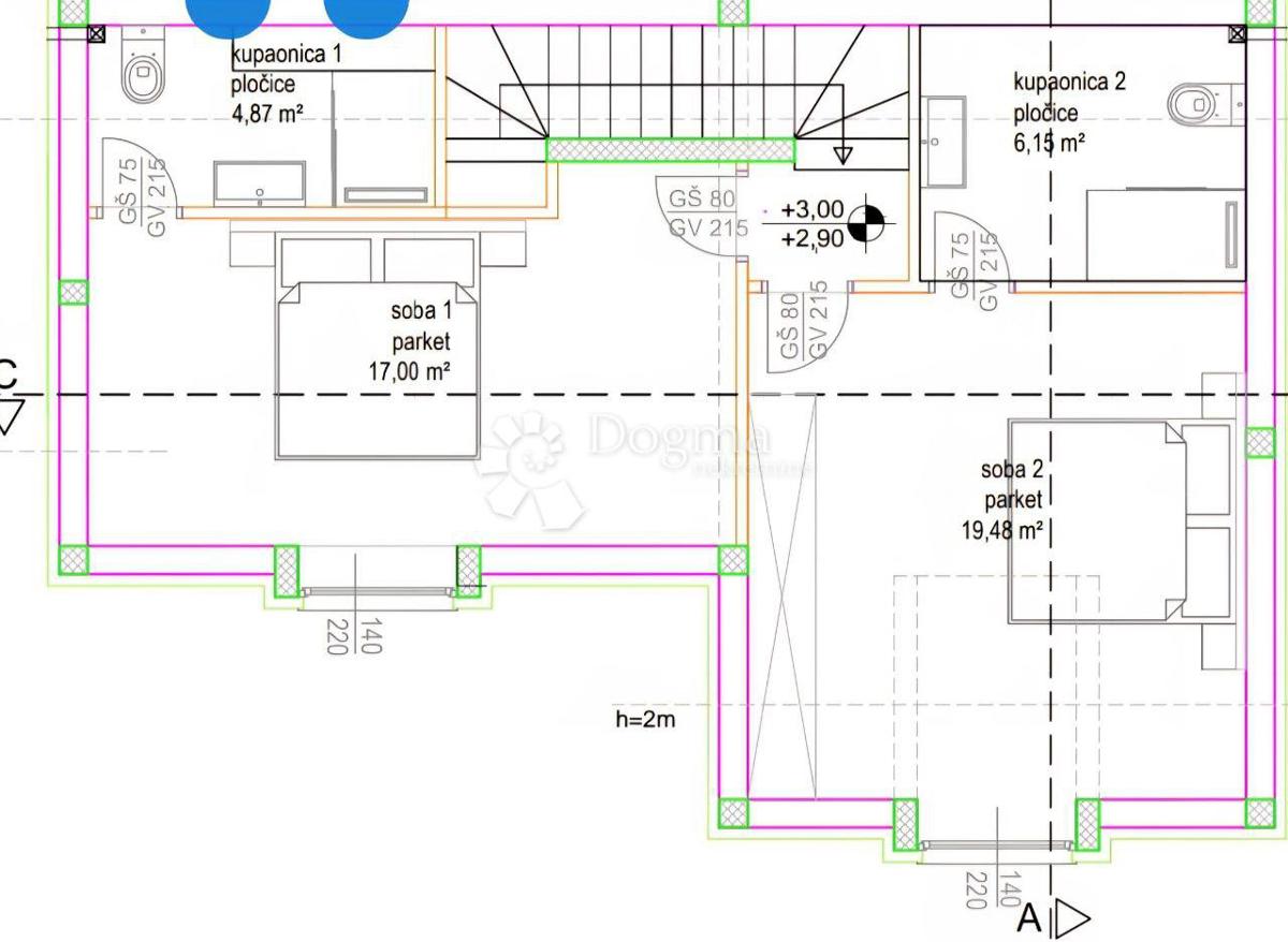 Casa Poljica, Marina, 110m2