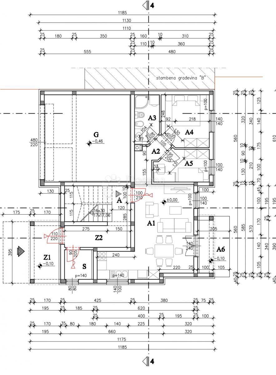 Allogio Valdebek, Pula, 54,98m2