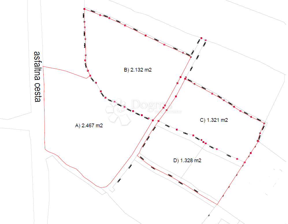 Terreno edificabile Bilice, Šibenik - Okolica, 2.467m2