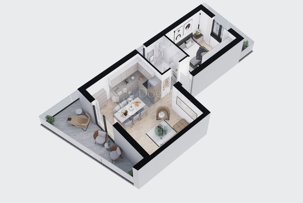 Allogio Kaštel Stari, Kaštela, 48,40m2