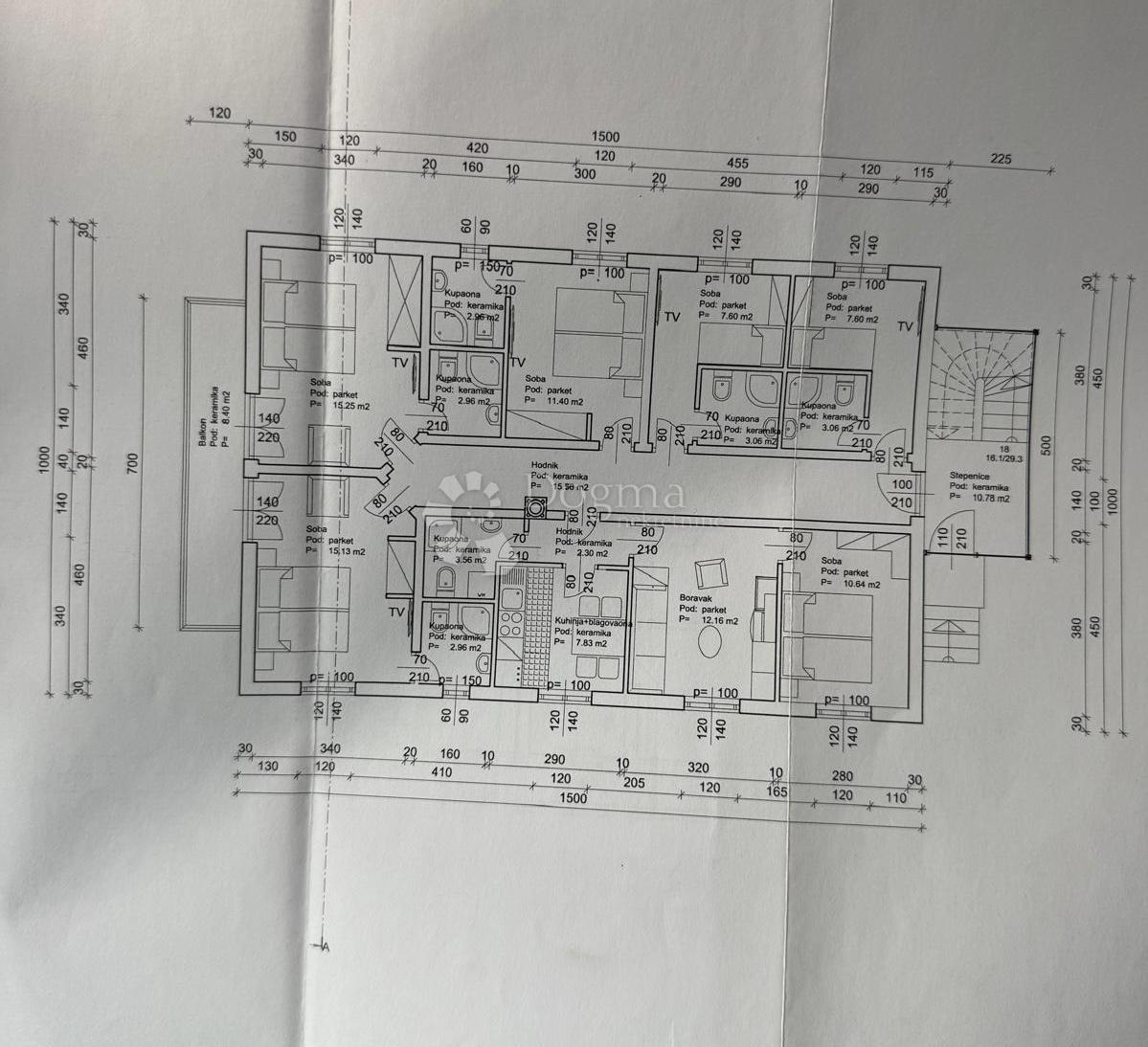 Terreno edificabile Centar, Gospić, 2.200m2