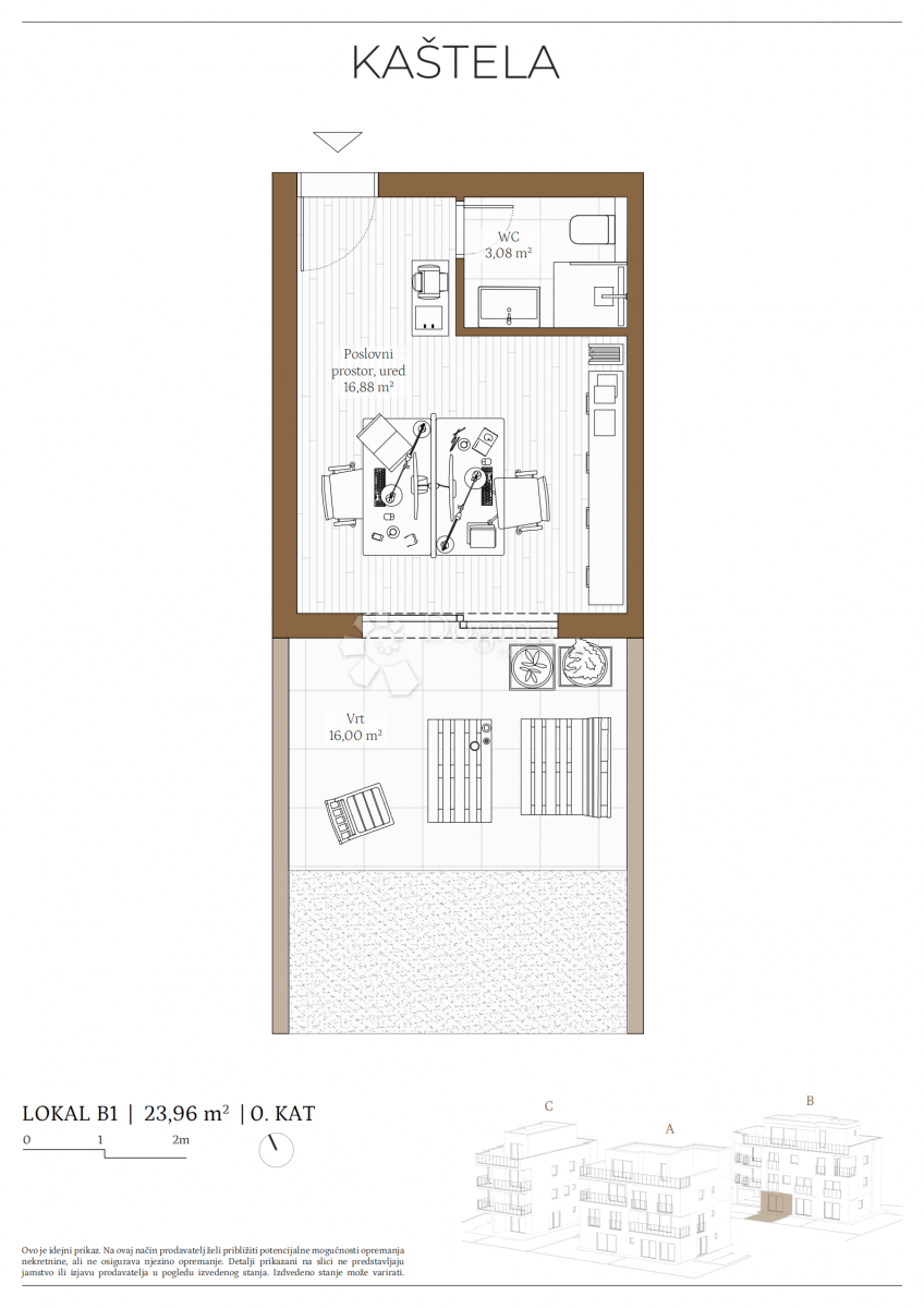 Allogio Kaštel Kambelovac, Kaštela, 79,86m2
