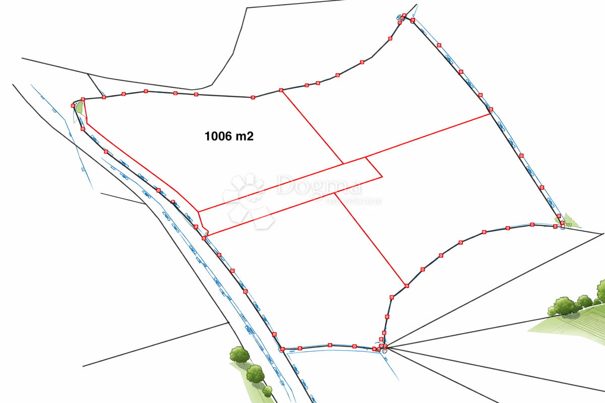 Terreno edificabile Orbanići, Žminj, 3.000m2