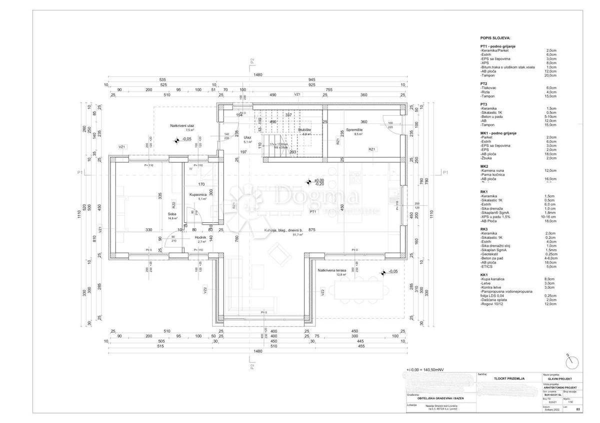 Terreno edificabile Sutivanac, Barban, 1.045m2