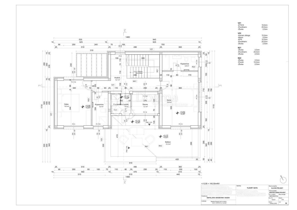 Terreno edificabile Sutivanac, Barban, 1.045m2