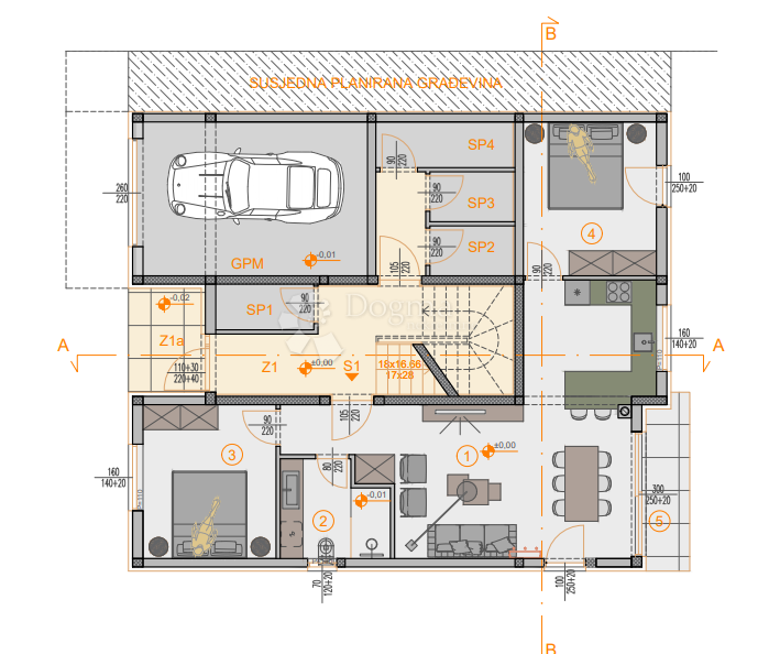Allogio Štinjan, Pula, 66,27m2