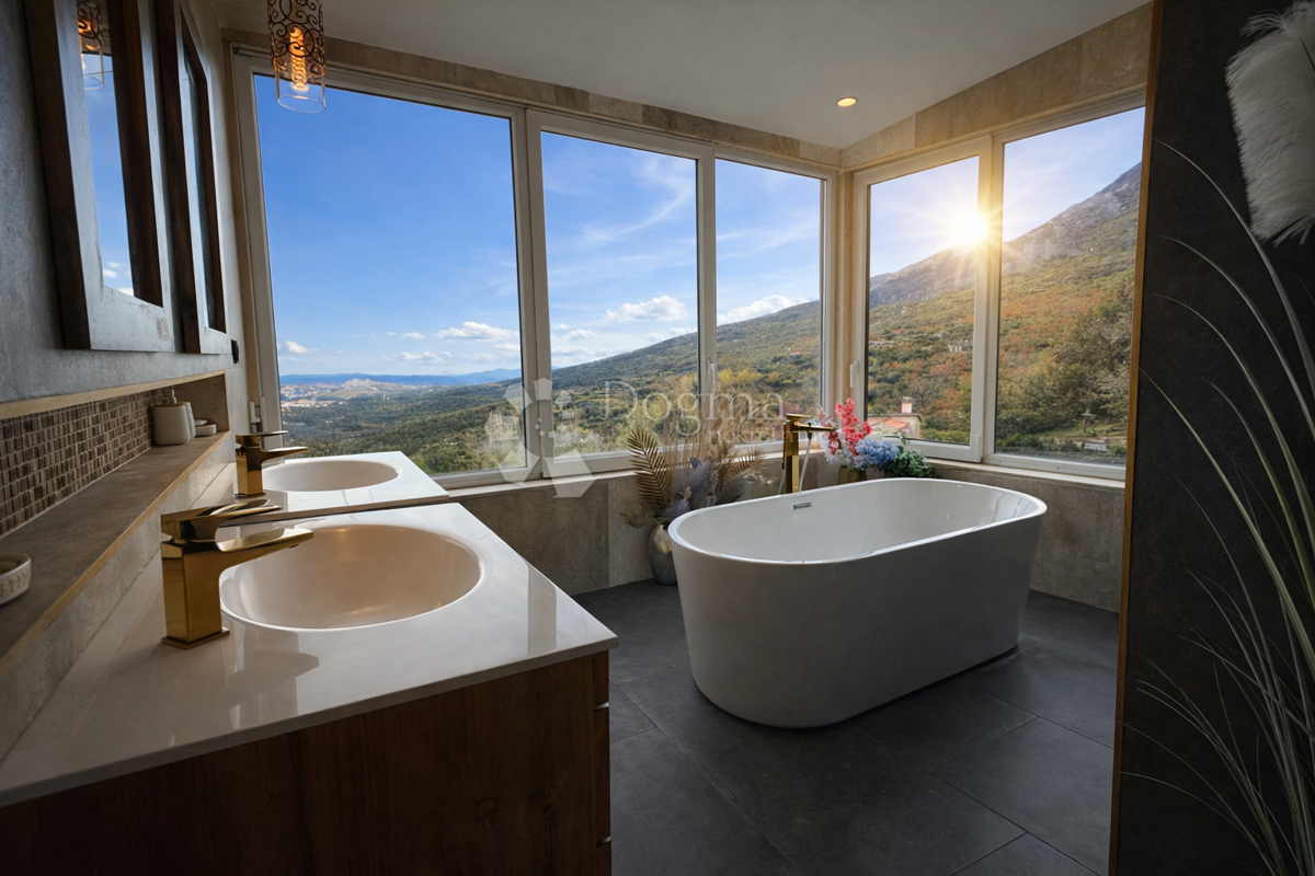 Proprietà unica a Žrnovnica – unità separate, vista panoramica