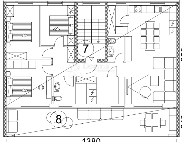 Allogio Valmade, Pula, 47,80m2