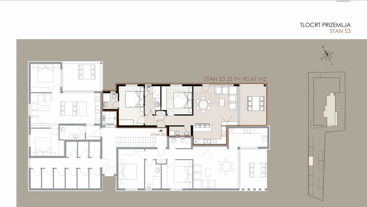 Allogio Privlaka, 90,41m2