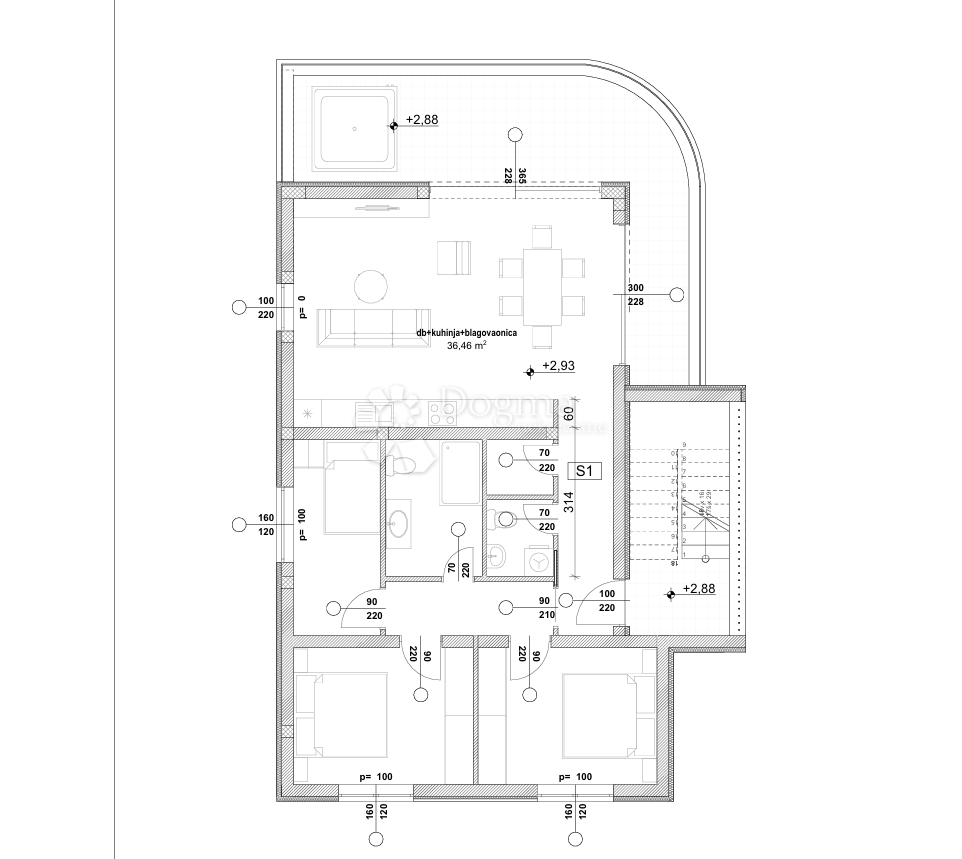 Allogio Vir, 109,32m2