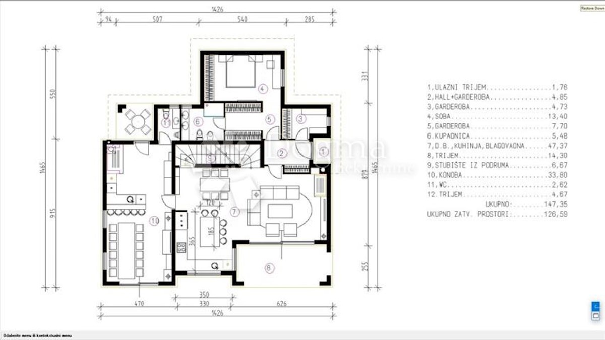 Terreno Žuknica, Kostrena, 850m2