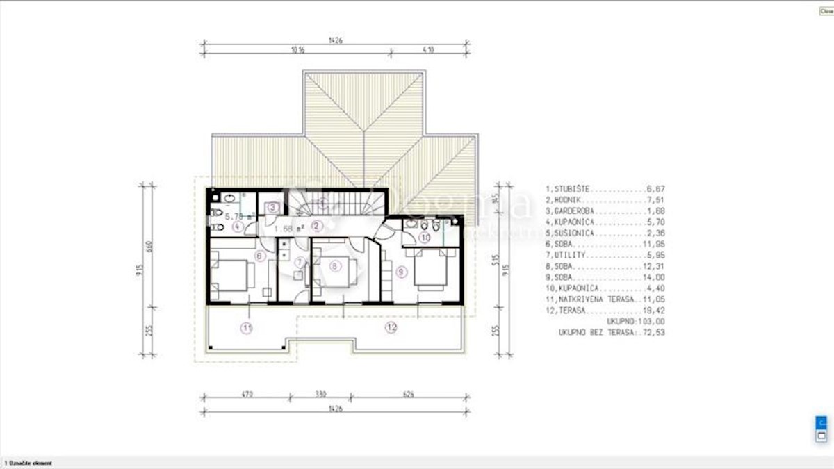 Terreno Žuknica, Kostrena, 850m2