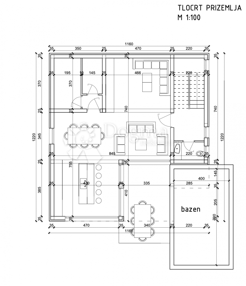 Casa Rogoznica, 232,10m2