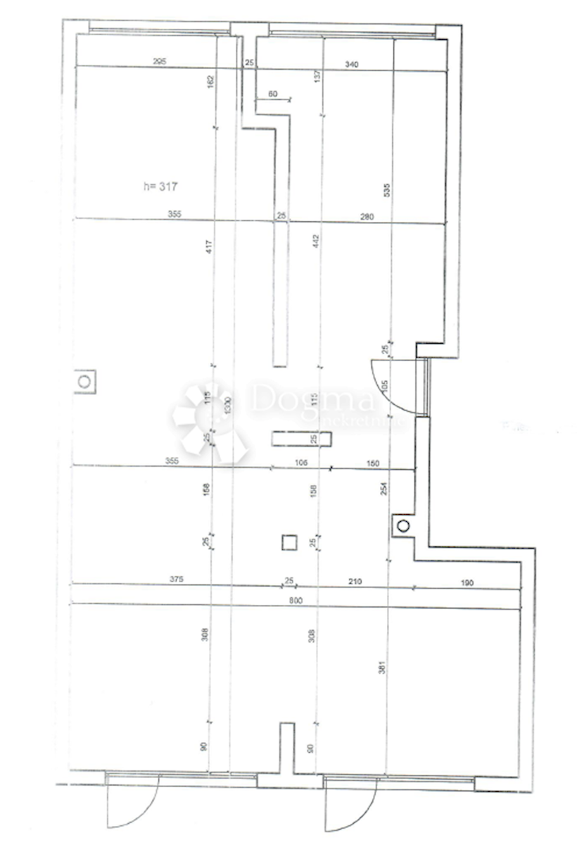 Locale commerciale Vodice, 98,46m2