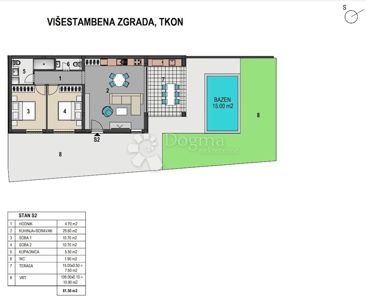 Allogio Tkon, 81m2