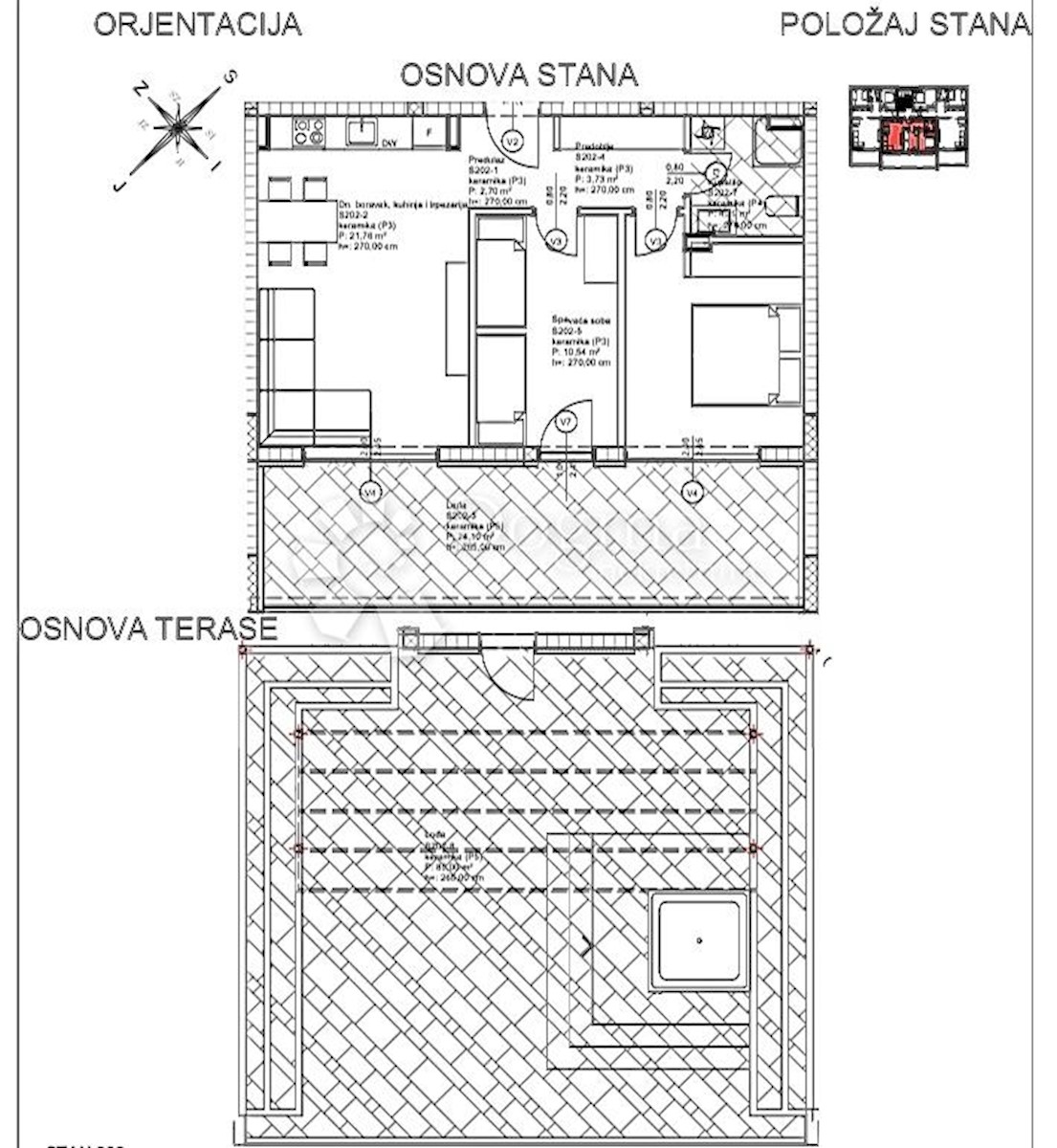 Allogio Privlaka, 167,28m2