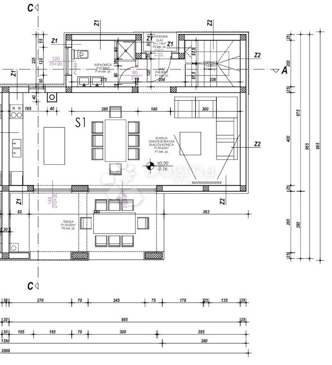 Allogio Vrsi, 204,30m2