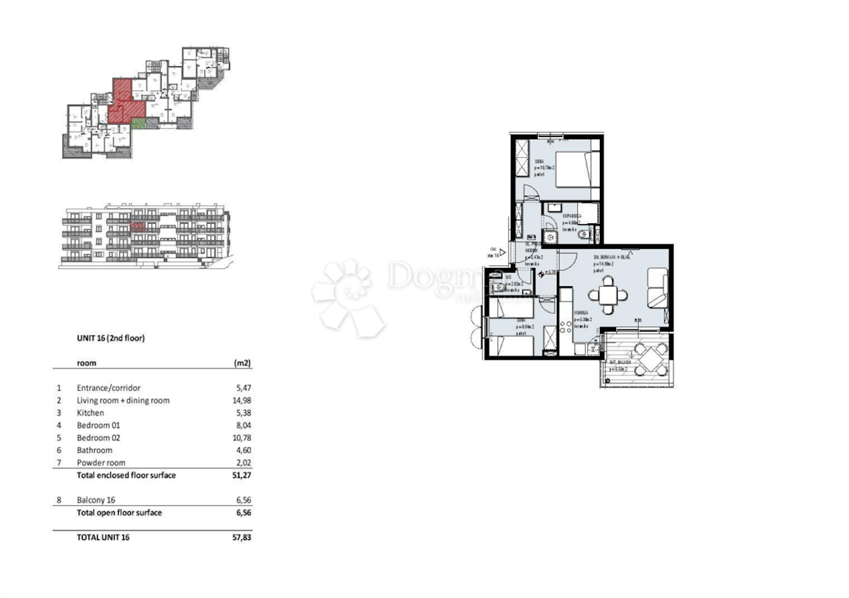 Allogio Seget Vranjica, Seget, 45,80m2