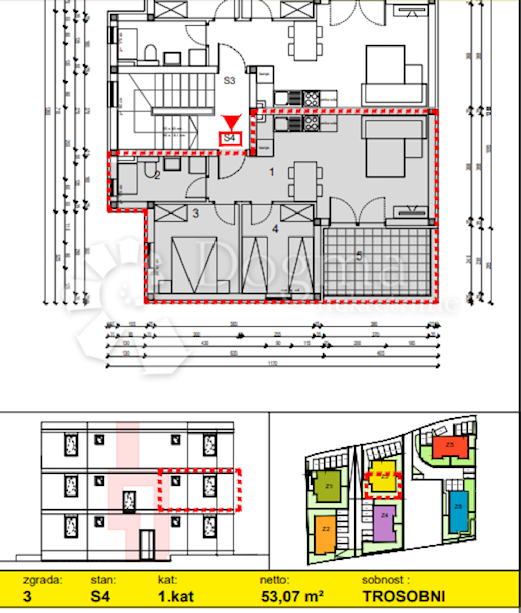 Allogio Grebaštica, Šibenik - Okolica, 77,97m2