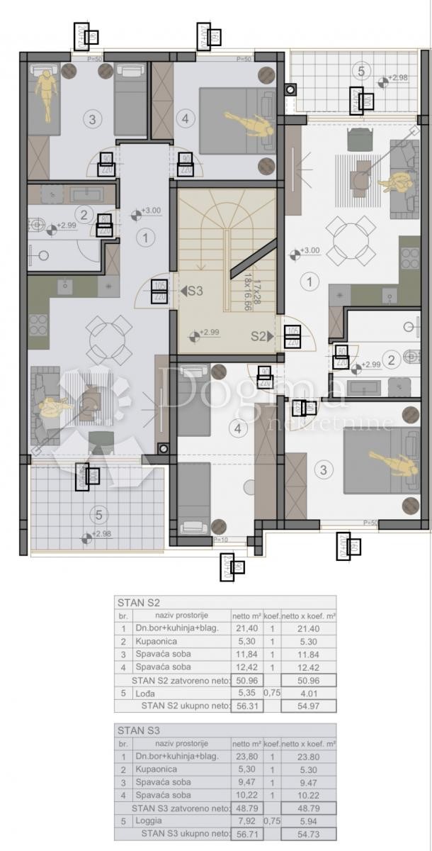 Allogio Veli vrh, Pula, 76,03m2