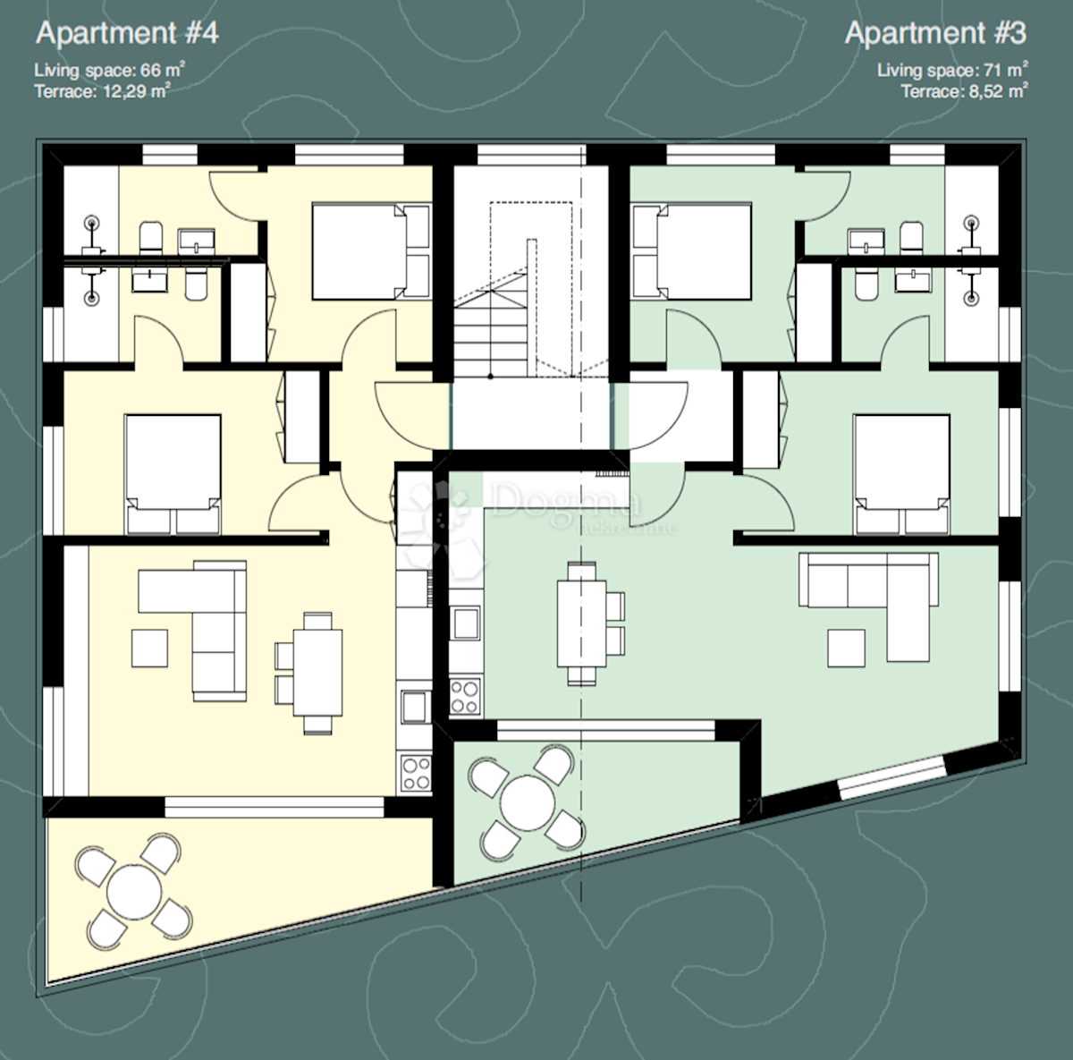 Appartamento Pakoštane, 49m2