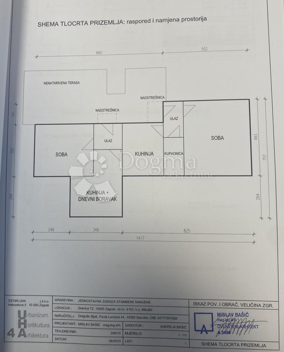 Terreno Bijenik, Črnomerec, 1.130m2