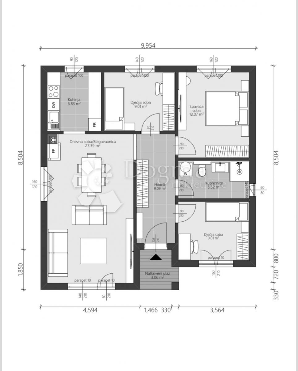 Casa Centar, Rijeka, 100m2