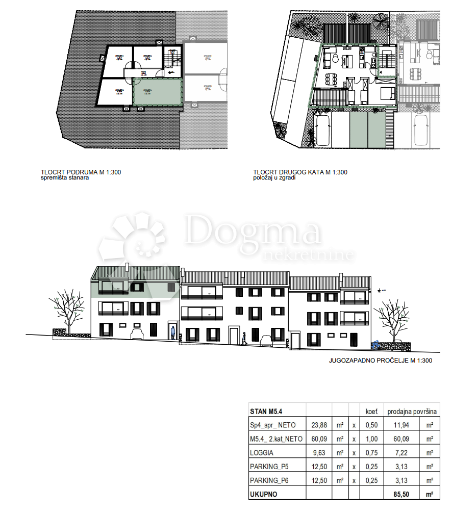 Appartamento Cres, 45,69m2