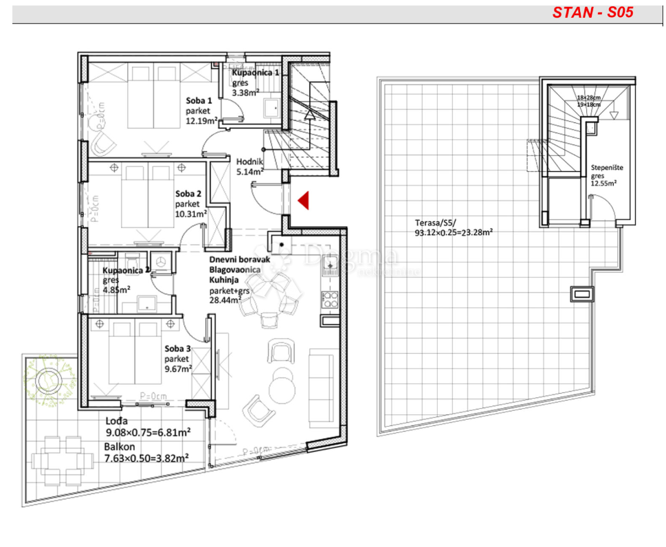 Sukošan - 1st row to the sea - Luxury penthouse