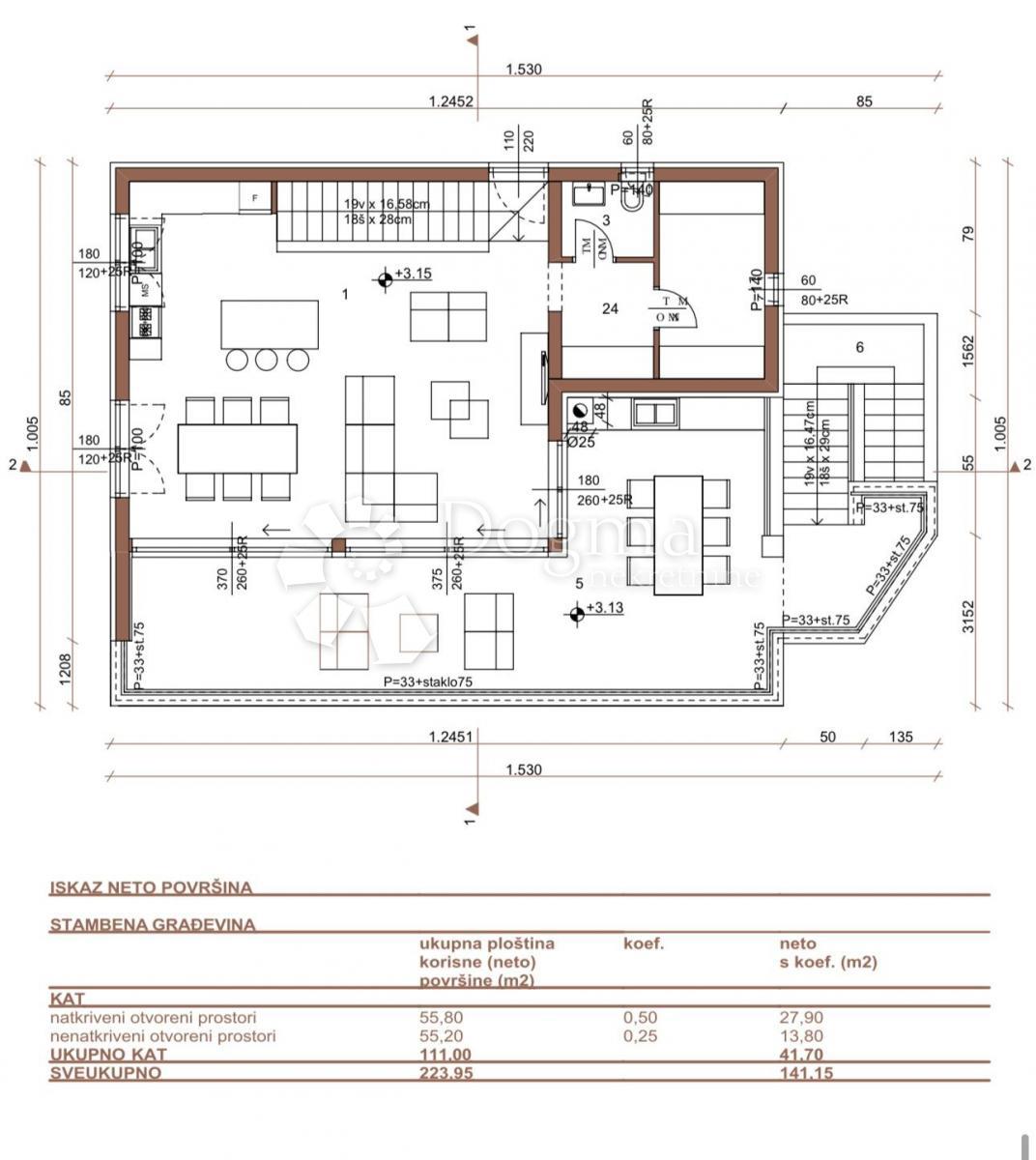 Casa Kavran, Marčana, 223,95m2