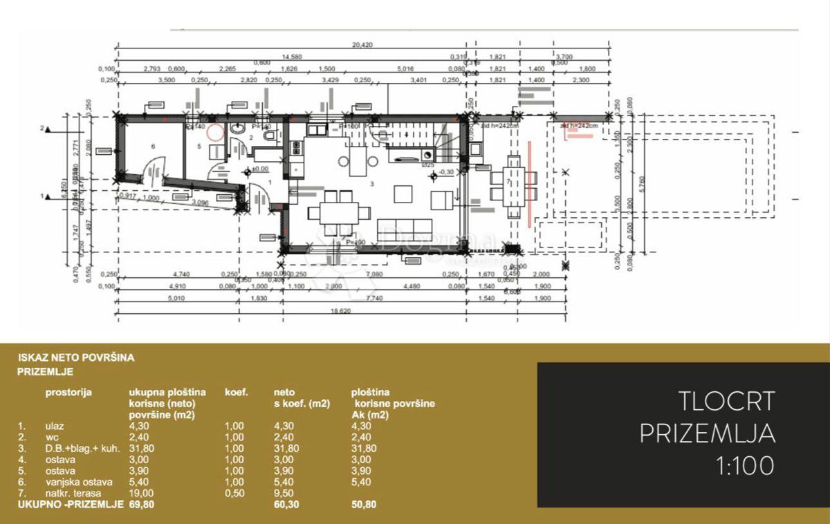 Casa Ližnjan, 139,80m2