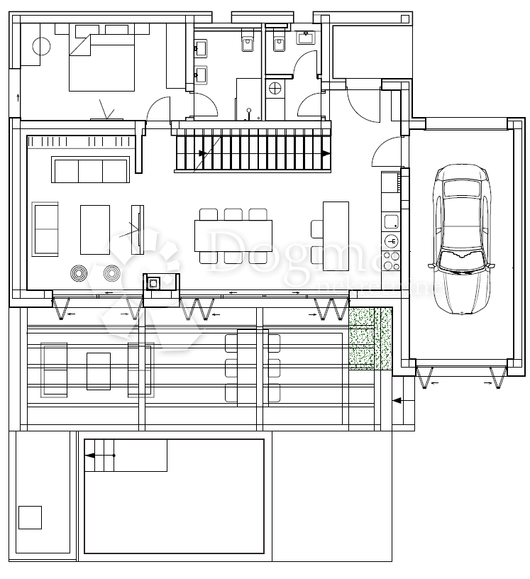 Casa Žman, Sali, 254,97m2