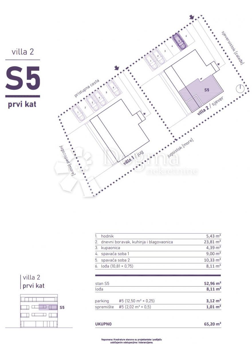 Allogio Sveti Petar na Moru, Sveti Filip I Jakov, 110,95m2