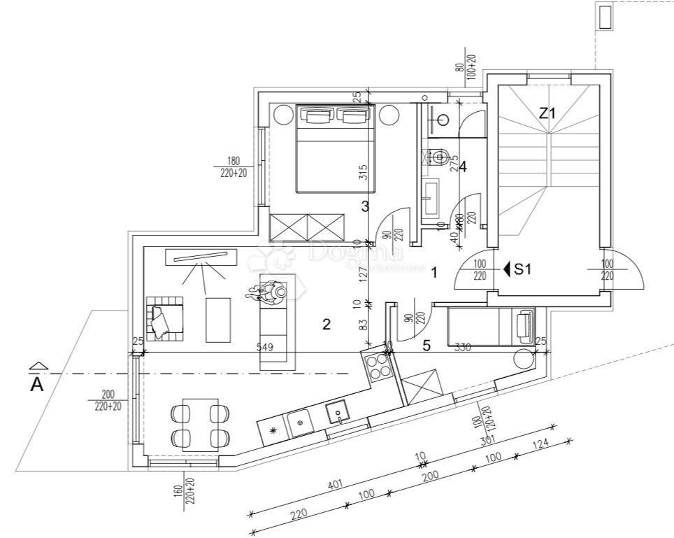 Allogio Medulin, 63,71m2