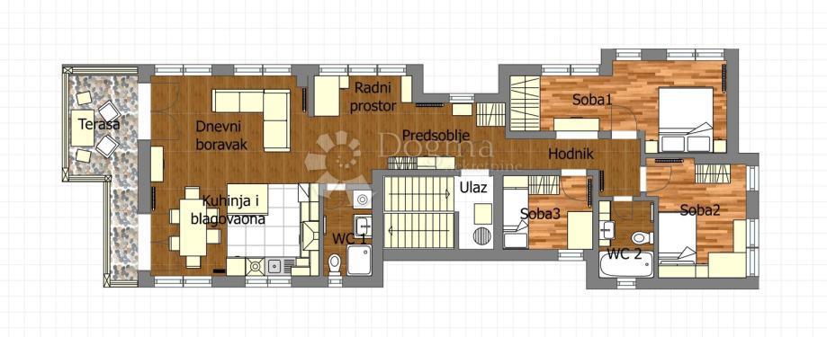 Appartamento Brodarica, Šibenik - Okolica, 108,90m2