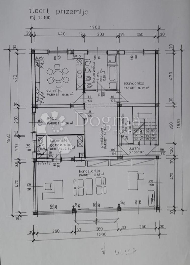 Casa Popovec, Sesvete, 624m2