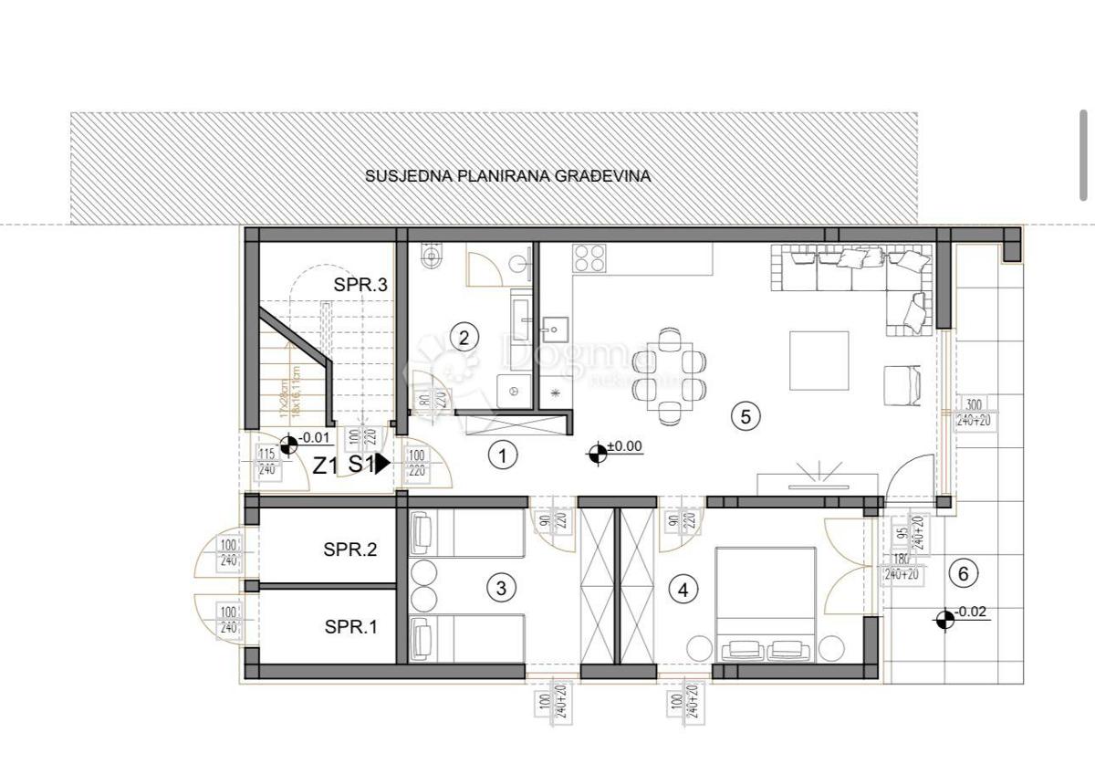 Allogio Medulin, 76,82m2