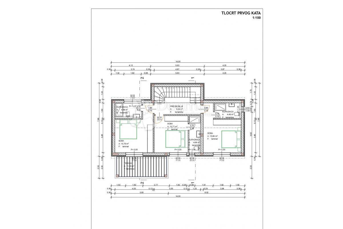 Casa Baderna, Poreč, 132,49m2