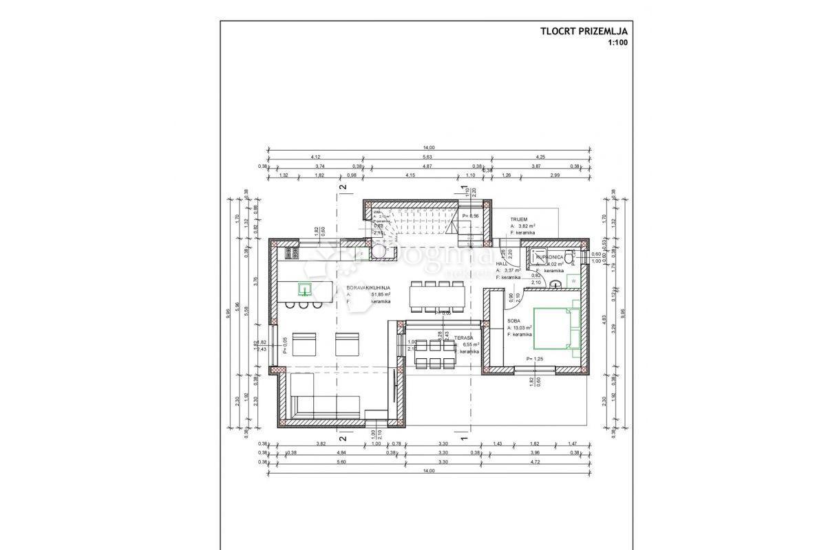 Casa Baderna, Poreč, 132,49m2
