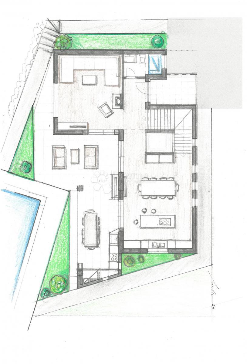 Opportunità! Terreno combinato con permesso di costruzione - Svetvinčenat