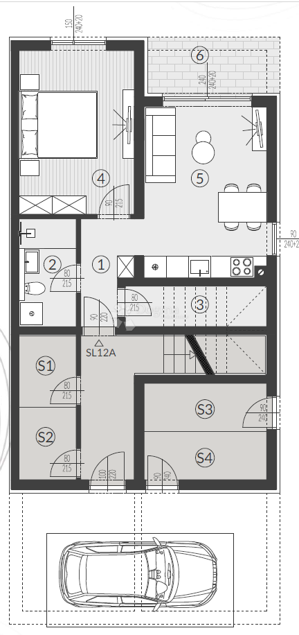 Allogio Štinjan, Pula, 57,13m2