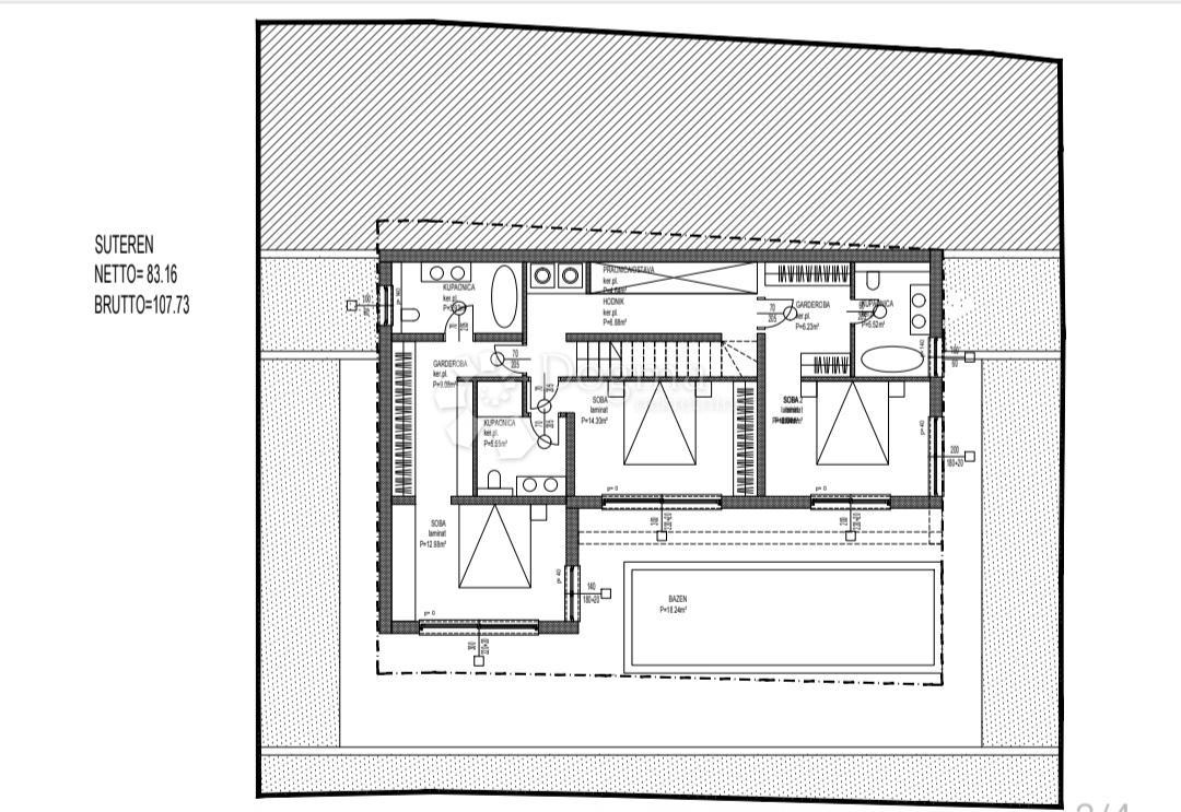 Terreno Marinova Draga, Trogir, 451m2