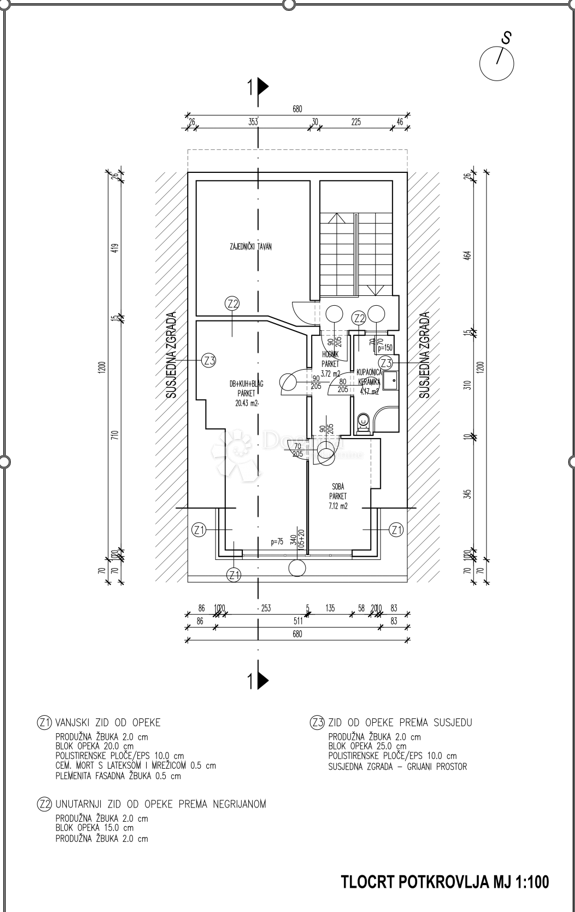 Allogio Trešnjevka, Trešnjevka - Sjever, 35m2