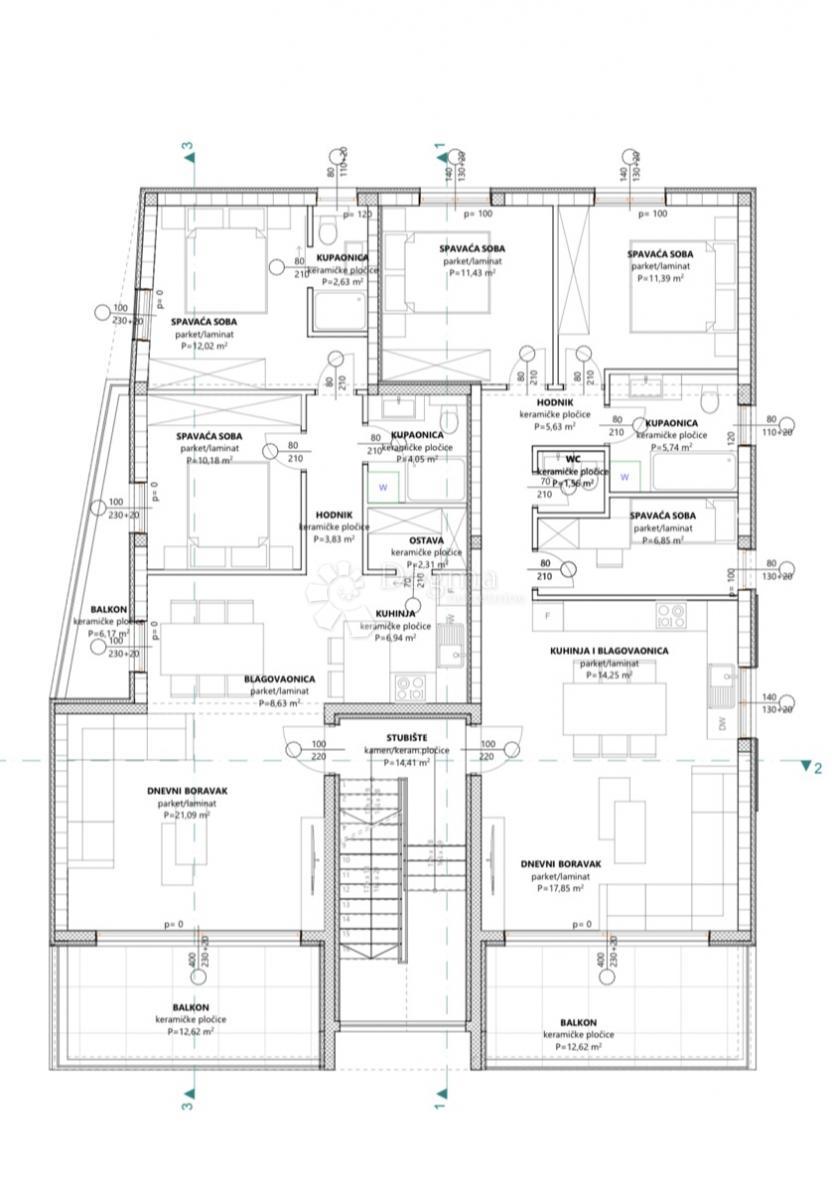 Allogio Brodarica, Šibenik - Okolica, 87,32m2
